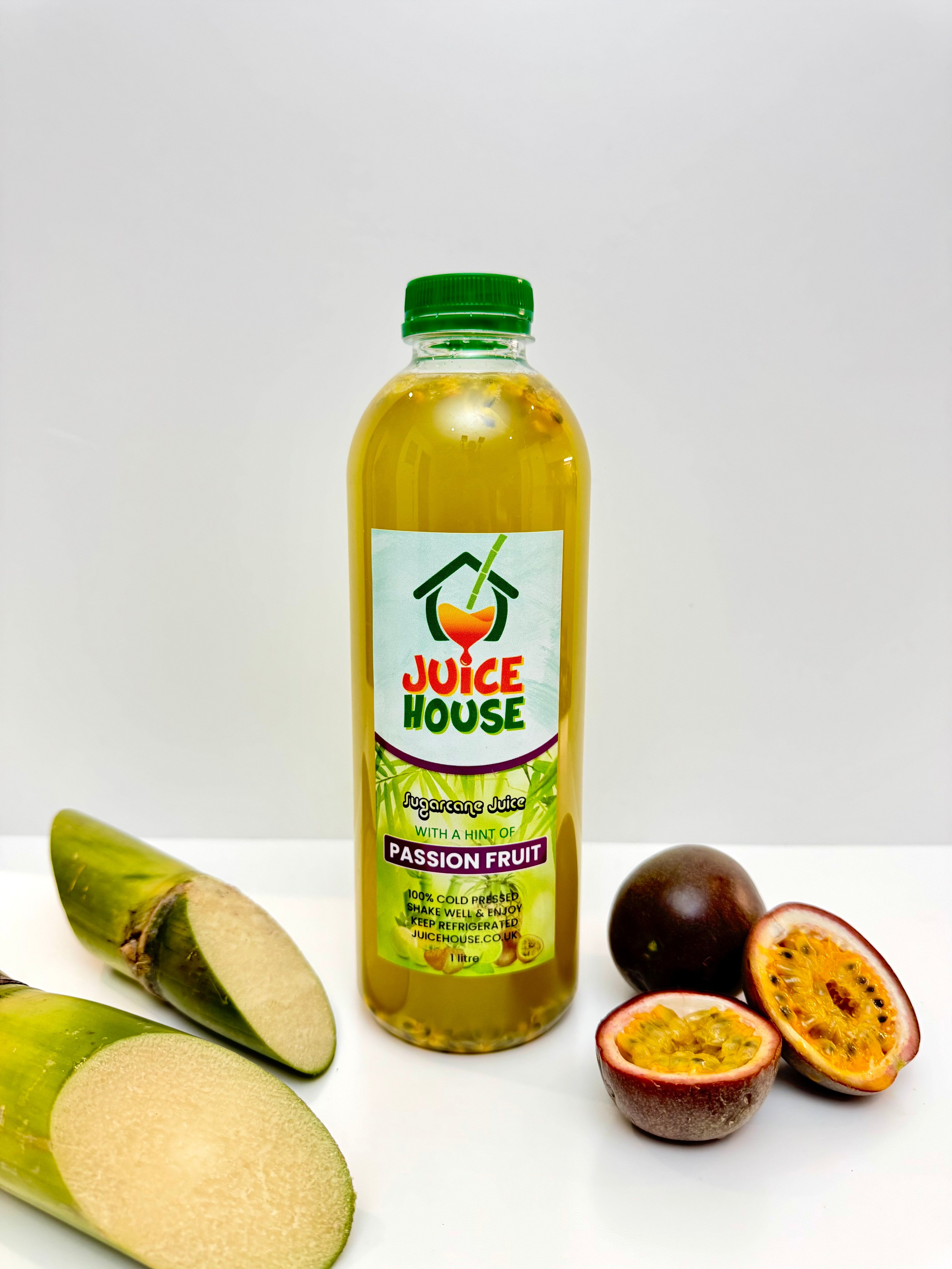 1 Litre Passion fruit Sugarcane Juice